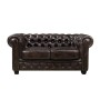 CHESTERFIELD-689 2-S Leather Brown