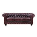 CHESTERFIELD-689 3-S Antique Red