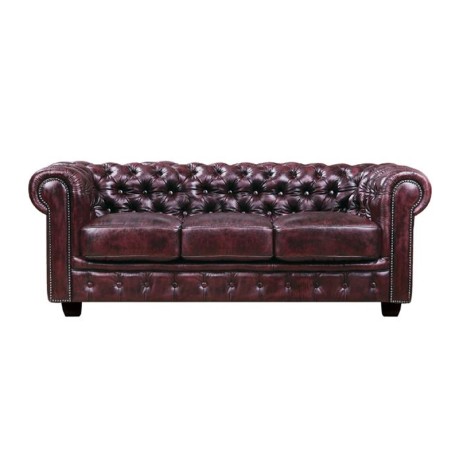 CHESTERFIELD-689 3-S Antique Red