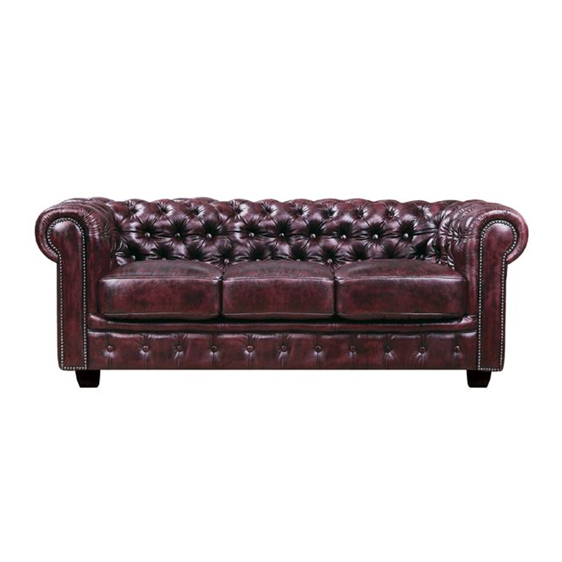 CHESTERFIELD-689 3-S Antique Red