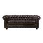 CHESTERFIELD-689 3-S Leather Brown