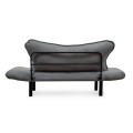 Chatto Megapap fabric two seater sofa bed in grey color 150x70x75cm.