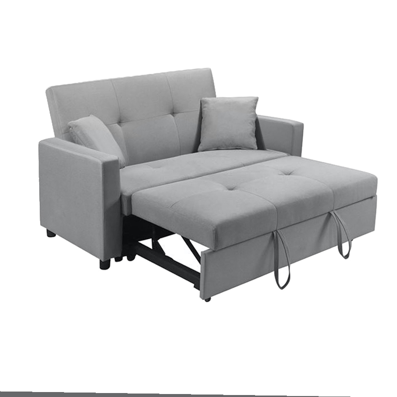 IMOLA Sofa 2-Seater - Bed Light Grey Fabric