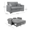 IMOLA Sofa 2-Seater - Bed Light Grey Fabric