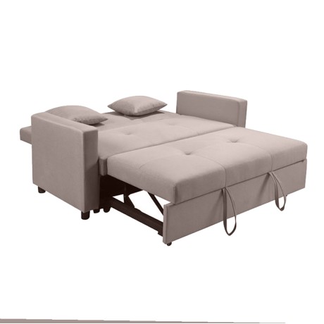 IMOLA Sofa 2-Seater - Bed / Fabric Cappuccino