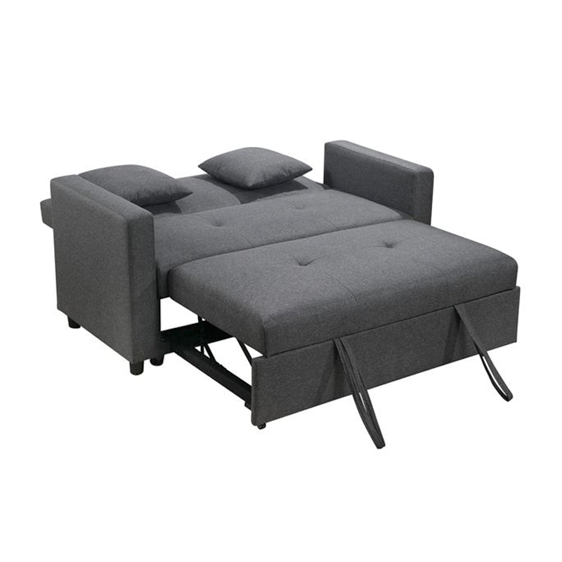 IMOLA Sofa 2-Seater - Bed Dark Grey Fabric