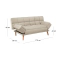 JAY Sofabed Fabric Beige