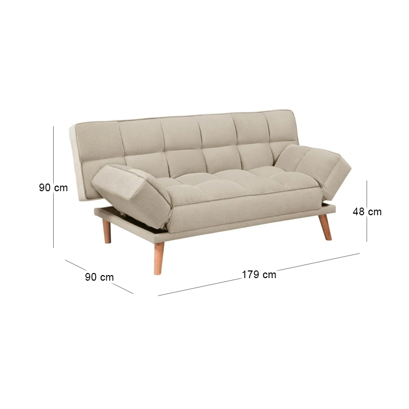 JAY Sofabed Fabric Beige