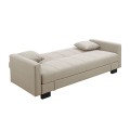 KELSO Sofabed w/Storage Fabric Cappuccino