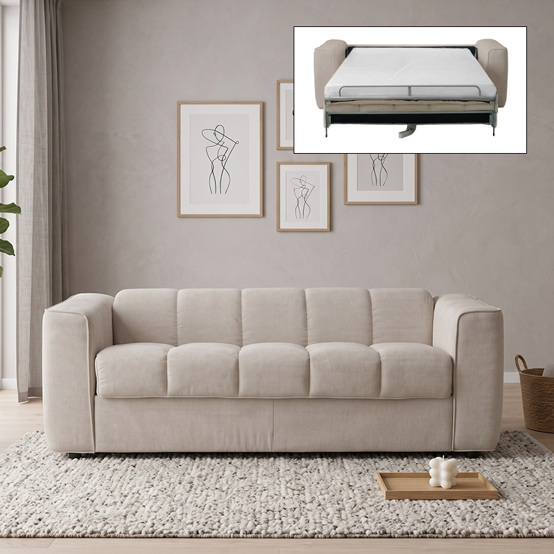 NORRIS Sofabed Water Repellent Fabric Beige