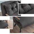 Sando Megapap fabric two seater sofa bed in anthracite color 133x78x78cm.