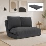 Taida Megapap fabric two seater sofa bed in grey color 120x80x70cm.