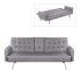 WELLS Sofabed Grey Pu