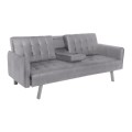 WELLS Sofabed Grey Pu