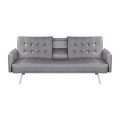 WELLS Sofabed Grey Pu