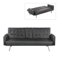 WELLS Sofabed Black Pu