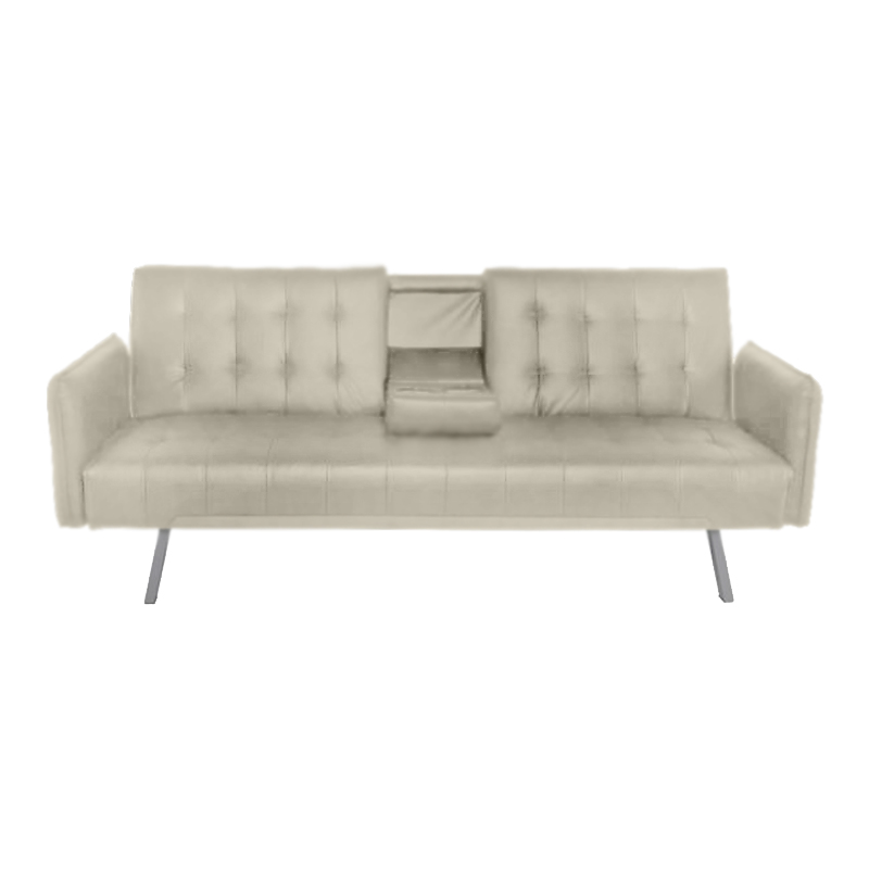 WELLS Sofabed Beige Pu