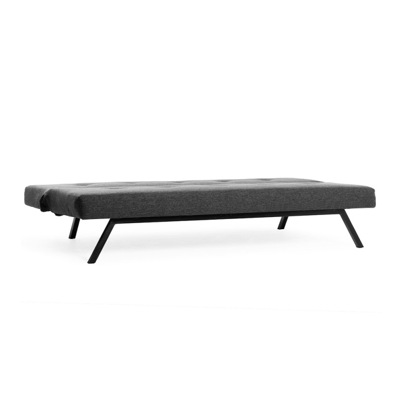 Zola Megapap three seater fabric sofa bed in anthracite color 180x64x78cm.