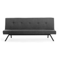 Zola Megapap three seater fabric sofa bed in anthracite color 180x64x78cm.