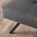 Zola Megapap three seater fabric sofa bed in anthracite color 180x64x78cm.