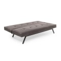 Zola Megapap three seater fabric sofa bed in grey color 180x64x78cm.