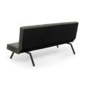 Zola Megapap three seater fabric sofa bed in green color 180x64x78cm.