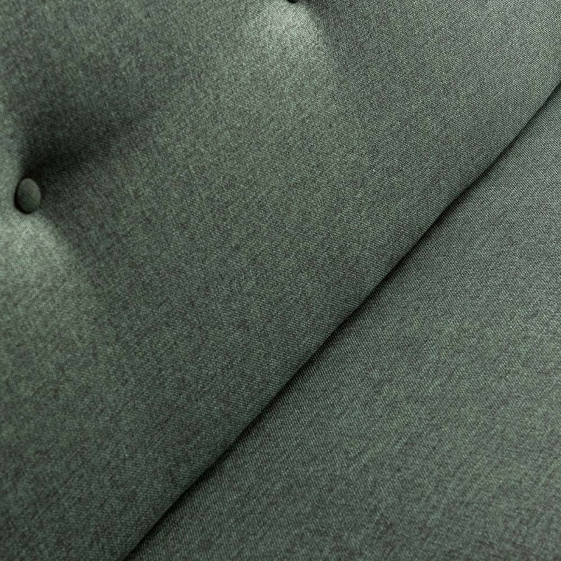 Zola Megapap three seater fabric sofa bed in green color 180x64x78cm.