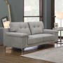 NOTE 2-Seater Sofa Light Grey Fabric