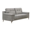 NOTE 2-Seater Sofa Light Grey Fabric