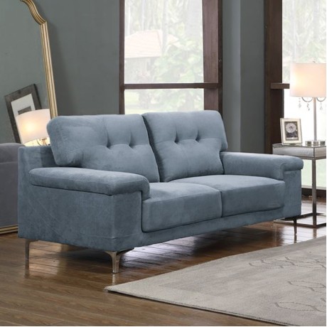 NOTE 2-Seater Sofa Blue-Grey Fabric