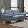 NOTE 2-Seater Sofa Blue-Grey Fabric