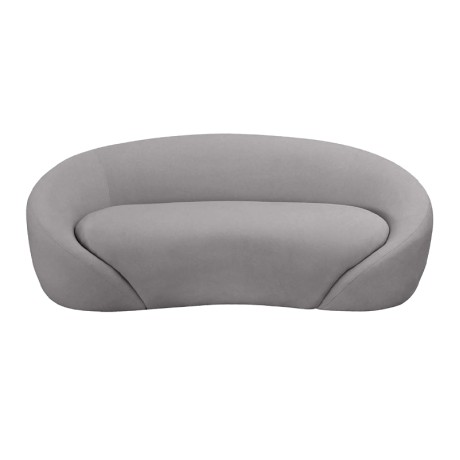 RAMON 2-Seater Sofa Grey Fabric