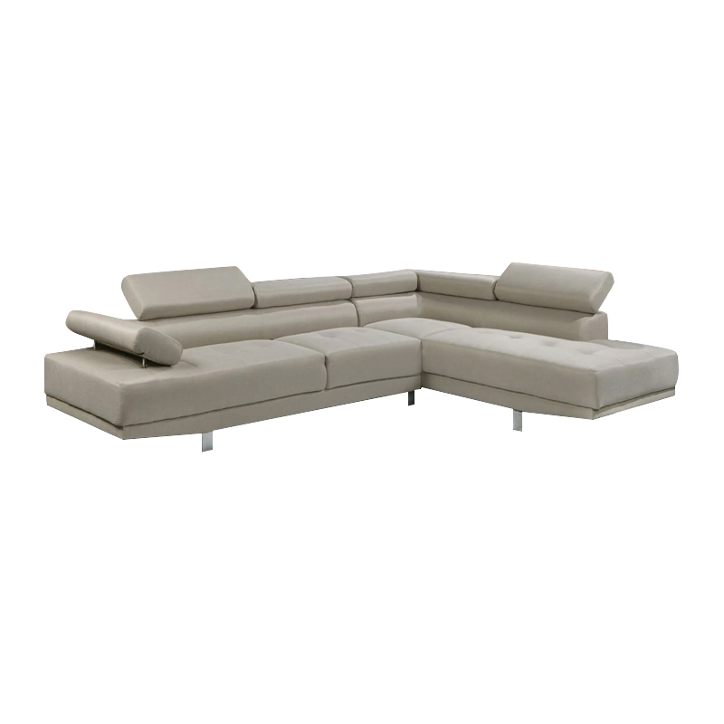 SECTOR Right Facing Corner Sofa Fabric Beige