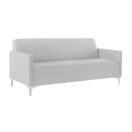STYLE 2-Seater K/D Sofa White Pu