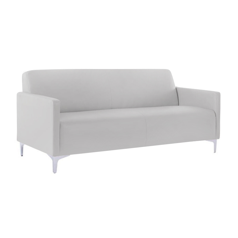 STYLE 2-Seater K/D Sofa White Pu