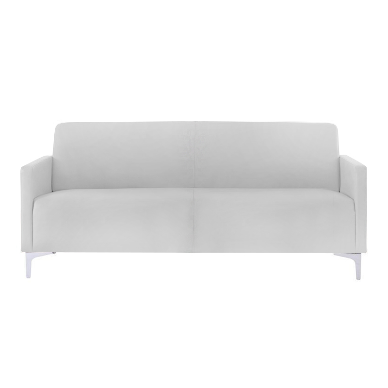 STYLE 2-Seater K/D Sofa White Pu