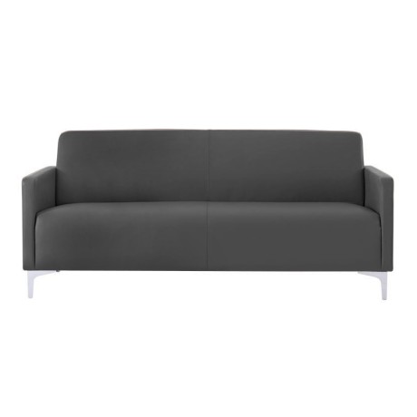 STYLE 2-Seater K/D Sofa Black Pu