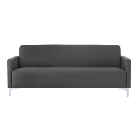 STYLE 3-Seater K/D Sofa Black Pu