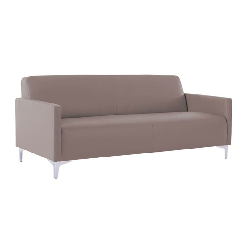 STYLE 3-Seater K/D Sofa Sand-Grey Pu