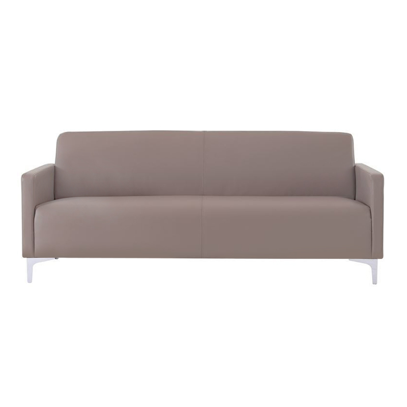 STYLE 3-Seater K/D Sofa Sand-Grey Pu