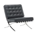BARCELONA Type Chair Black Pu