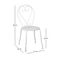 BISTRO Chair Steel White