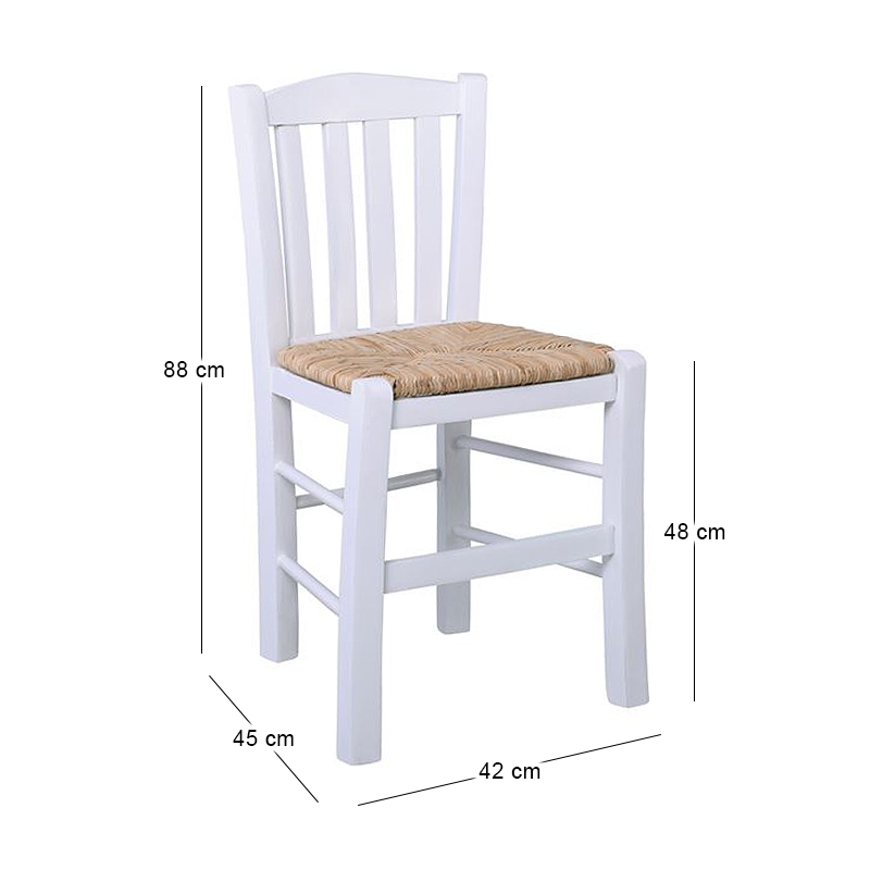 CASA Chair Impregnation Lacquer White