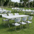 Capri Megapap catering - conference chair, foldable, ice white color, 45x50x88cm.