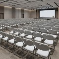 Capri Megapap catering - conference chair, foldable, ice white color, 45x50x88cm.