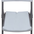 Capri Megapap catering - conference chair, foldable, ice white color, 45x50x88cm.