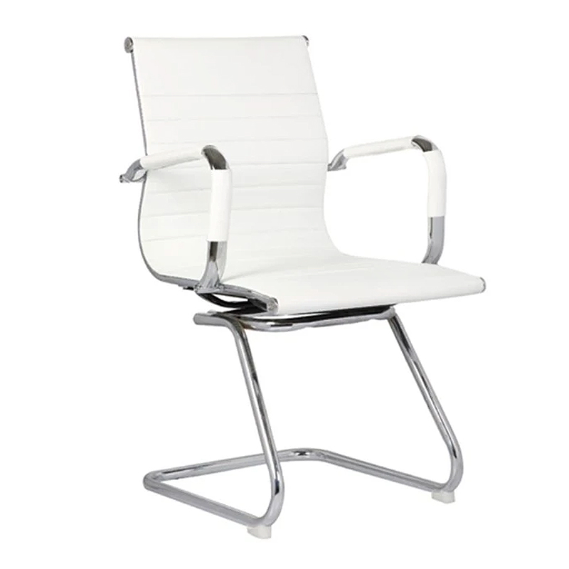 BF3300V Office Visitor Armchair White Pu