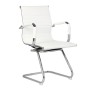 BF3300V Office Visitor Armchair White Pu