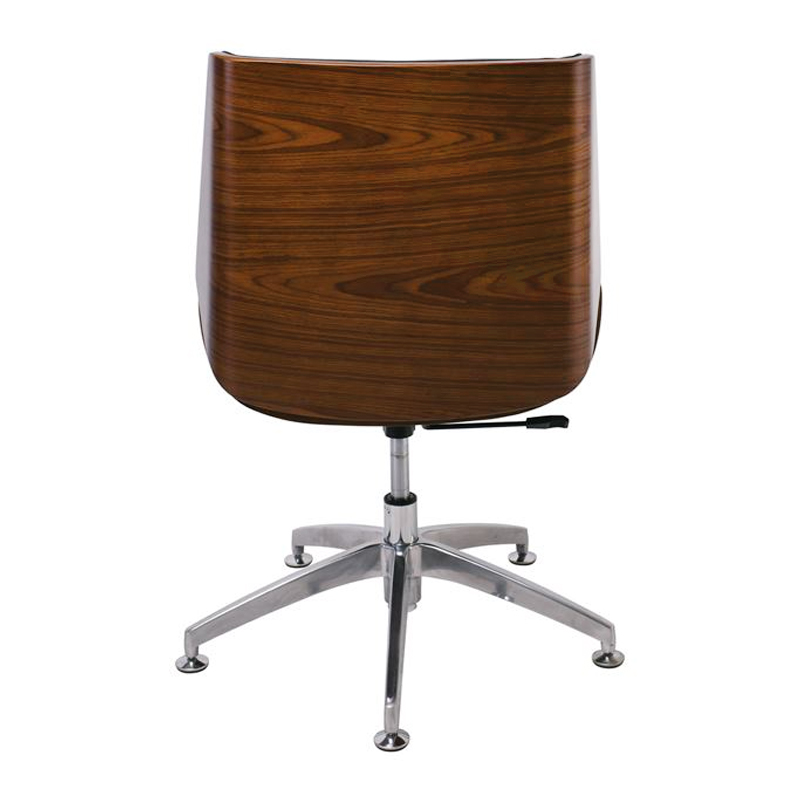 BF9860V Visitor Armchair Walnut/Pu Black