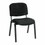 SIGMA Stacking Chair Black Frame/Black Fabric